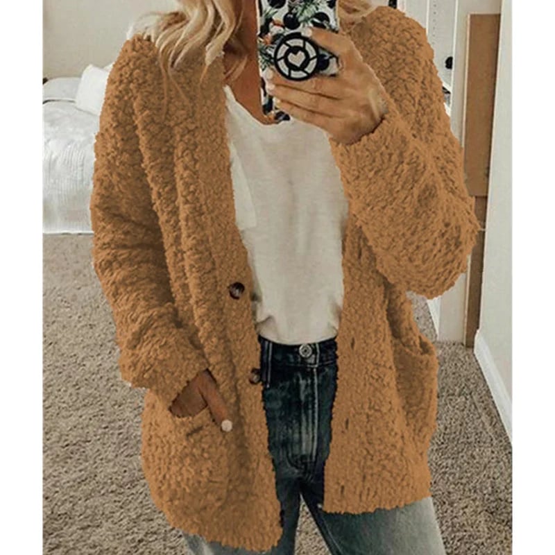 Meike | Casual Fluwelen Jas