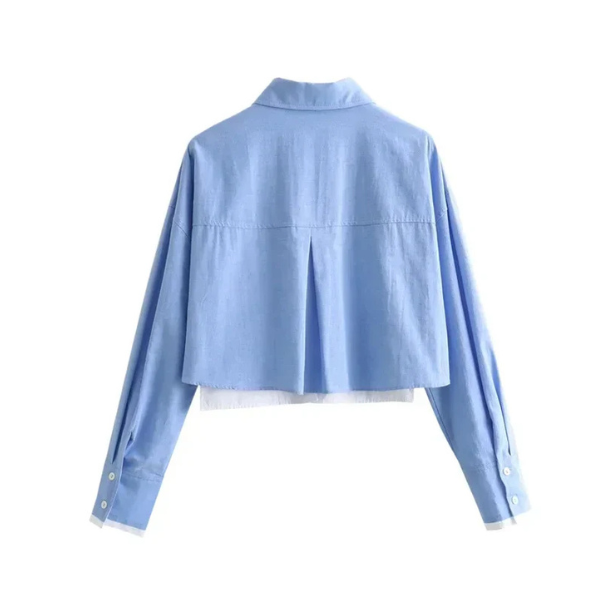 Victoria | Luxe Oxford Blouse
