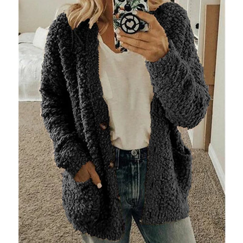 Meike | Casual Fluwelen Jas