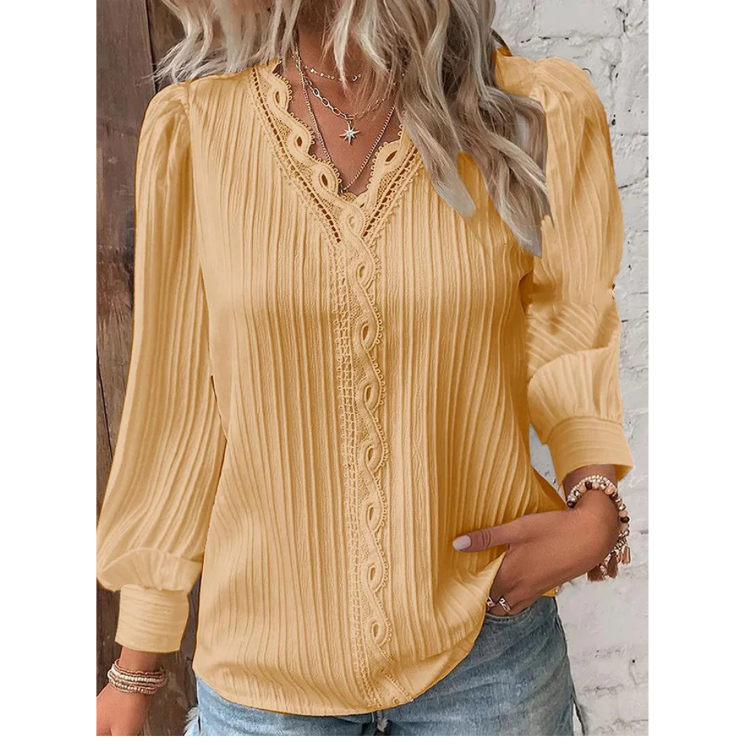 Yara | Elegante V-Nek Blouse