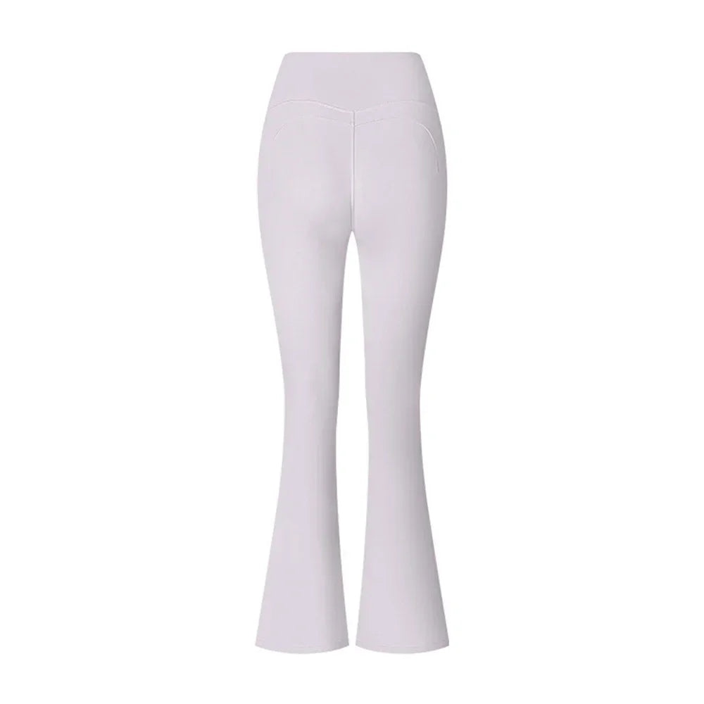 Dames Hoge Taille Uitlopende Leggings Gym Fitness Yoga Broek Workout Runing Sport Leggings Vrouwen Controle Buik Yoga Wijde Pijpen Broek
