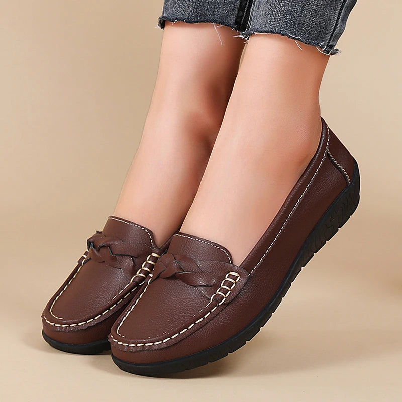 Lydia | Leren Orthopedische Mocassins