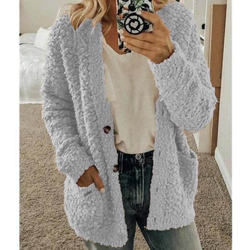 Meike | Casual Fluwelen Jas