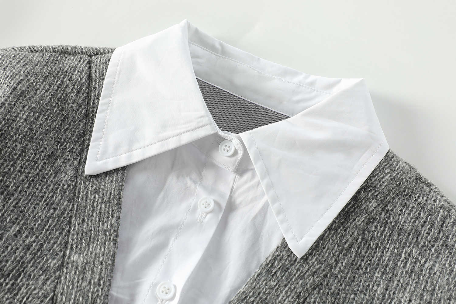 Pullover Prestige | Groene Retro Sweater