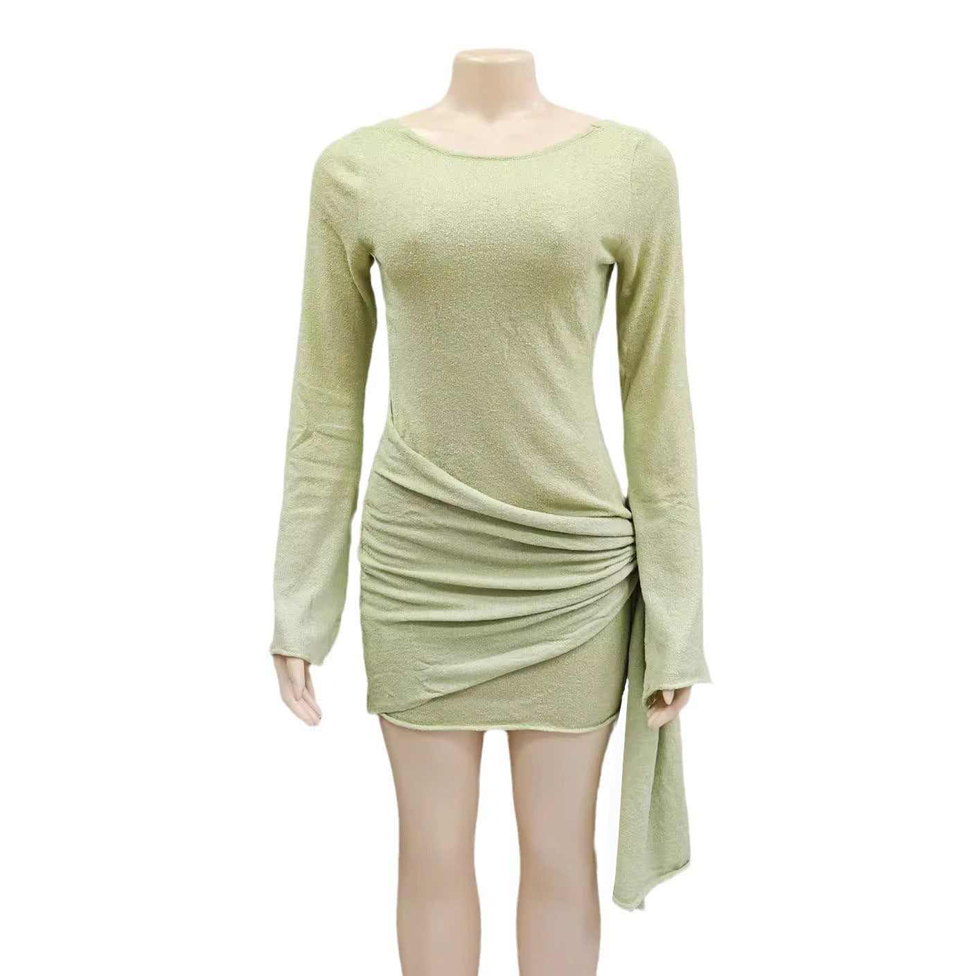Belle Allure | Moderne Jurk met Knoopdetail