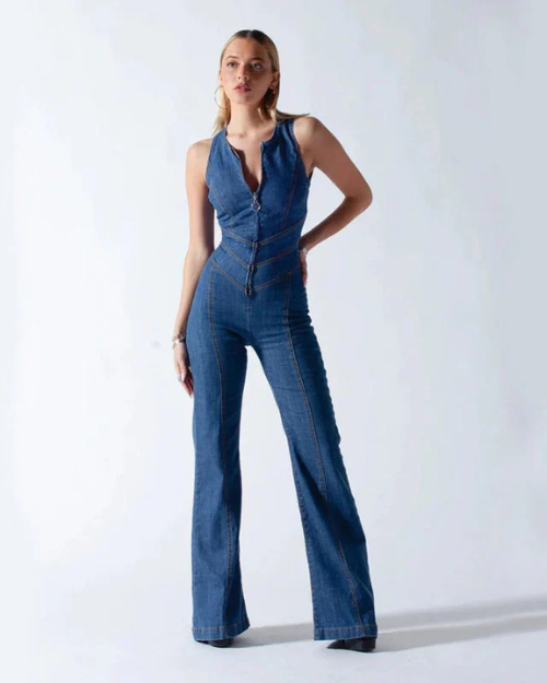 Roxanne | Denim Jumpsuit