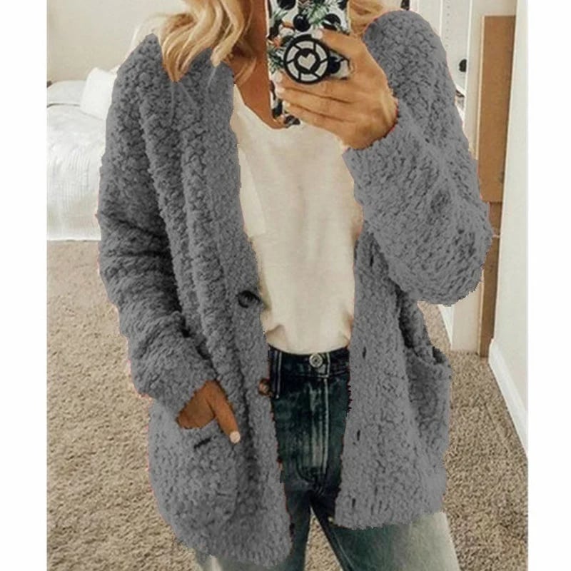 Meike | Casual Fluwelen Jas