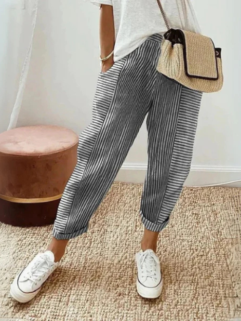 ISLA™ | Luchtige Linnen Broek