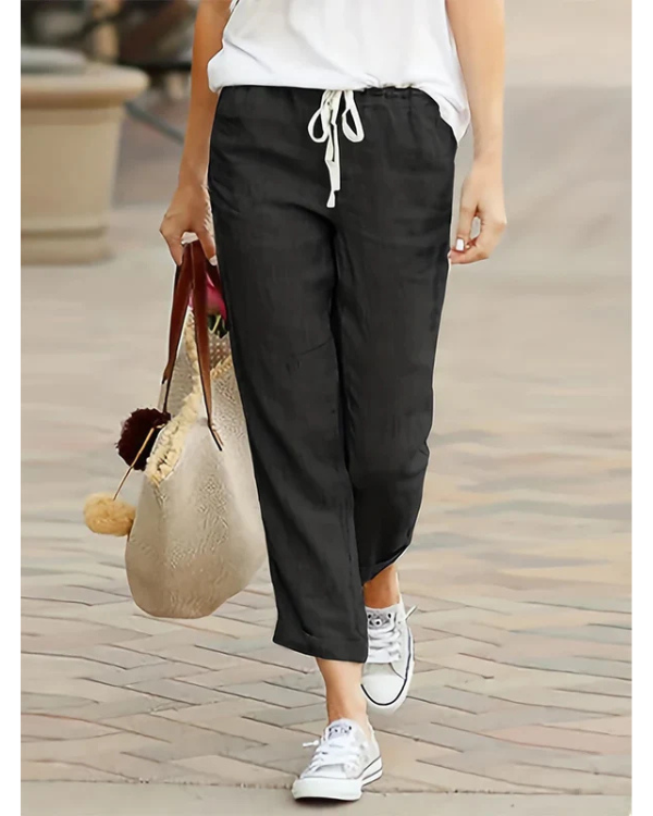 Saar | Plus-Size Linnen Pantalon