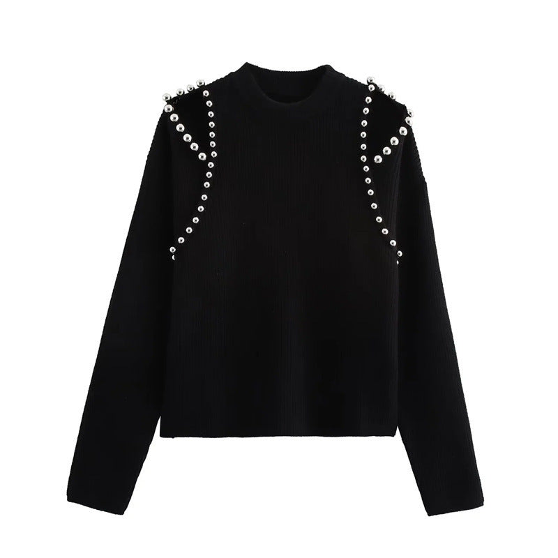 Tendresse d’Hiver | Sweater met Kralendecoratie