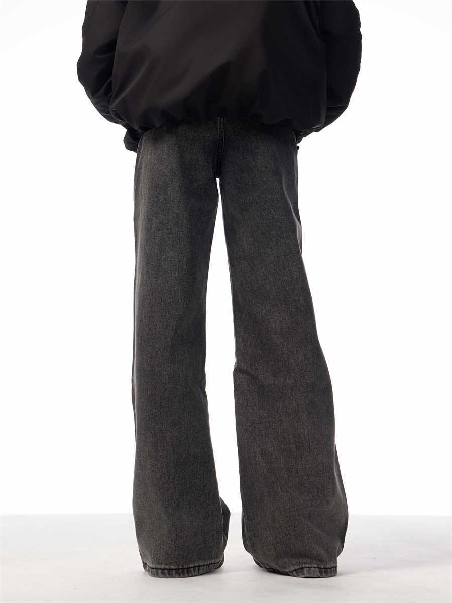 Taille Haute | Grijze Vintage Jeans