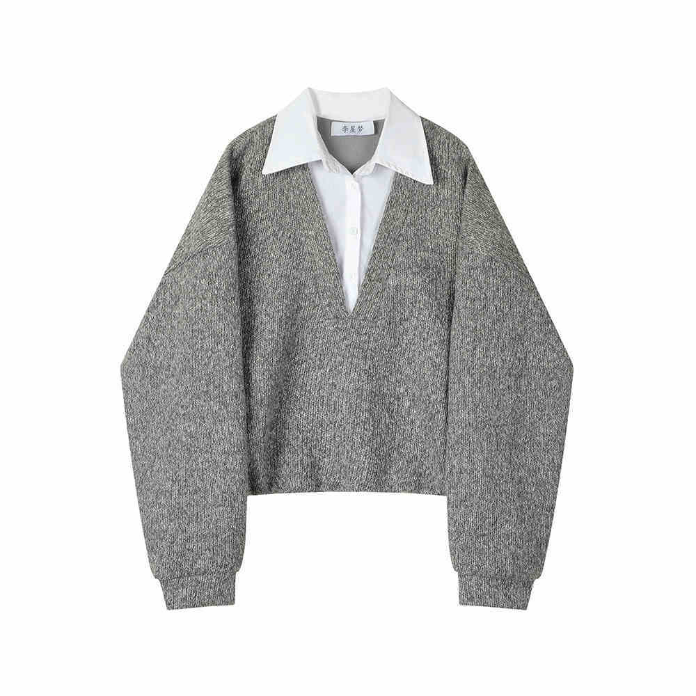 Pullover Prestige | Groene Retro Sweater