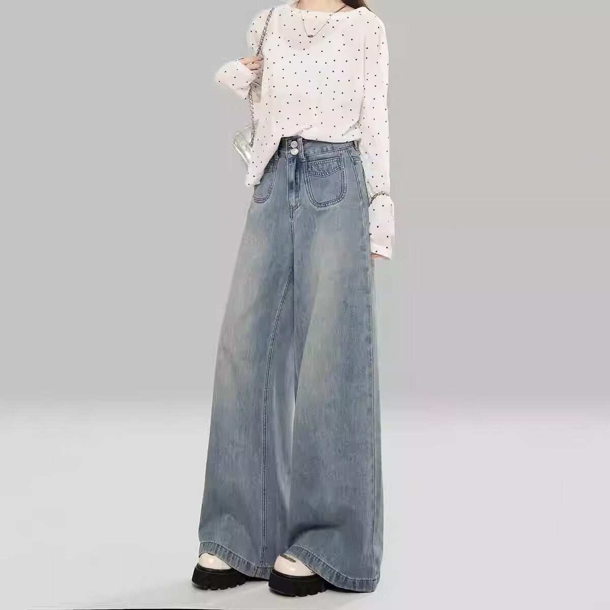 Élégance Décontractée | Wide Leg Jeans