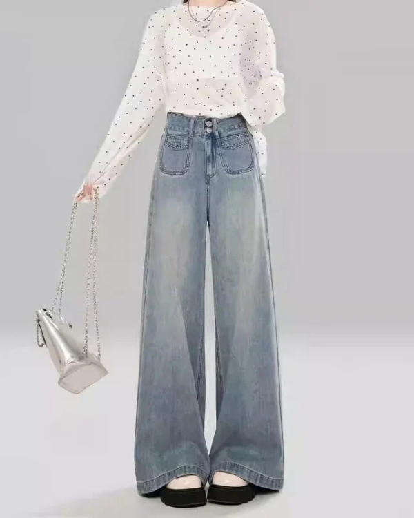 Élégance Décontractée | Wide Leg Jeans