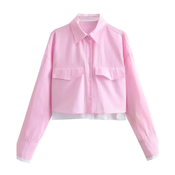 Victoria | Luxe Oxford Blouse