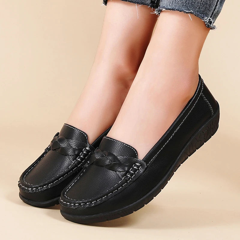 Lydia | Leren Orthopedische Mocassins