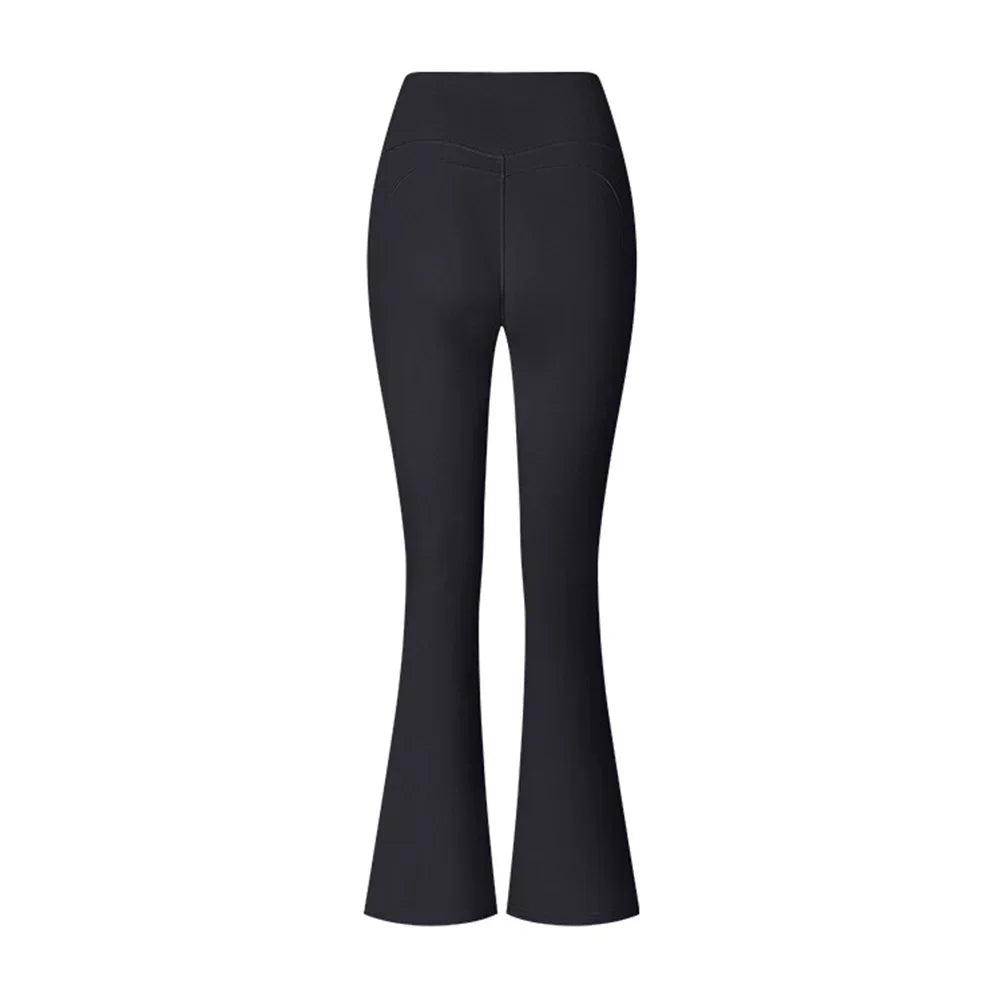 Dames Hoge Taille Uitlopende Leggings Gym Fitness Yoga Broek Workout Runing Sport Leggings Vrouwen Controle Buik Yoga Wijde Pijpen Broek