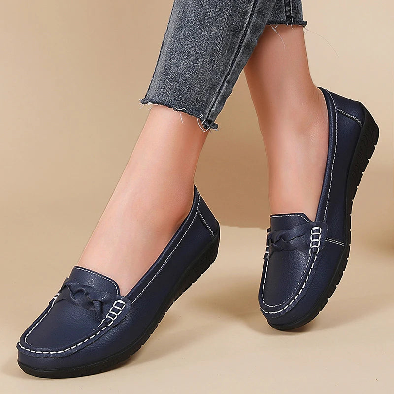 Lydia | Leren Orthopedische Mocassins