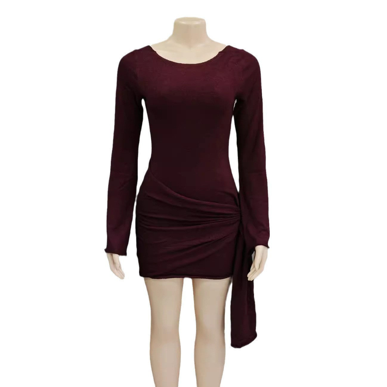 Belle Allure | Moderne Jurk met Knoopdetail
