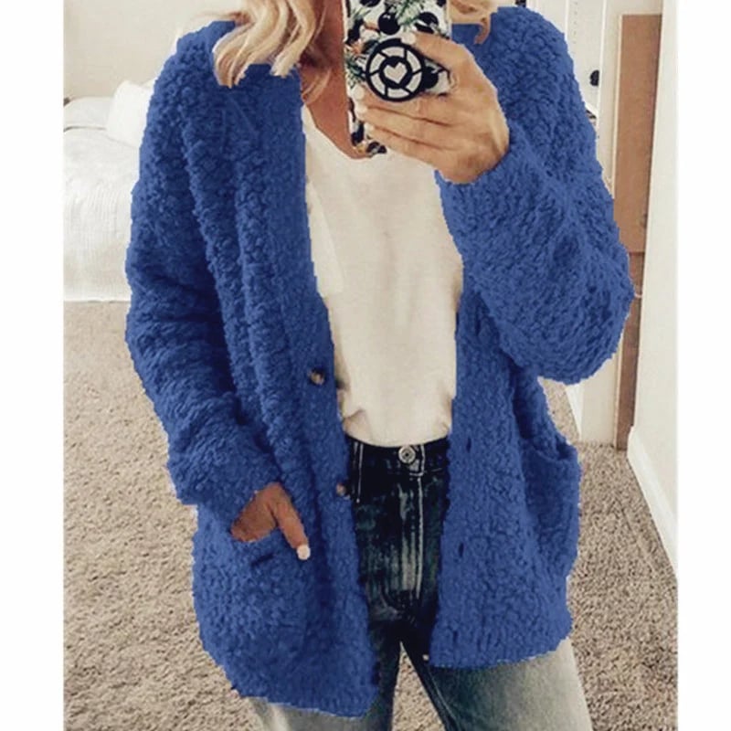 Meike | Casual Fluwelen Jas